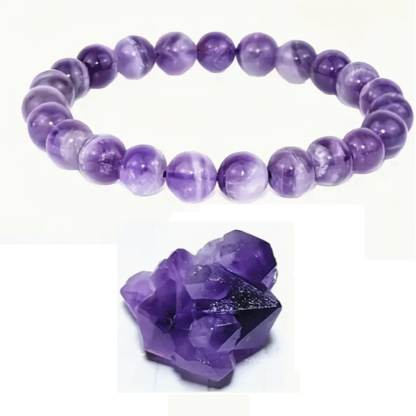 Amethist 8mm armband